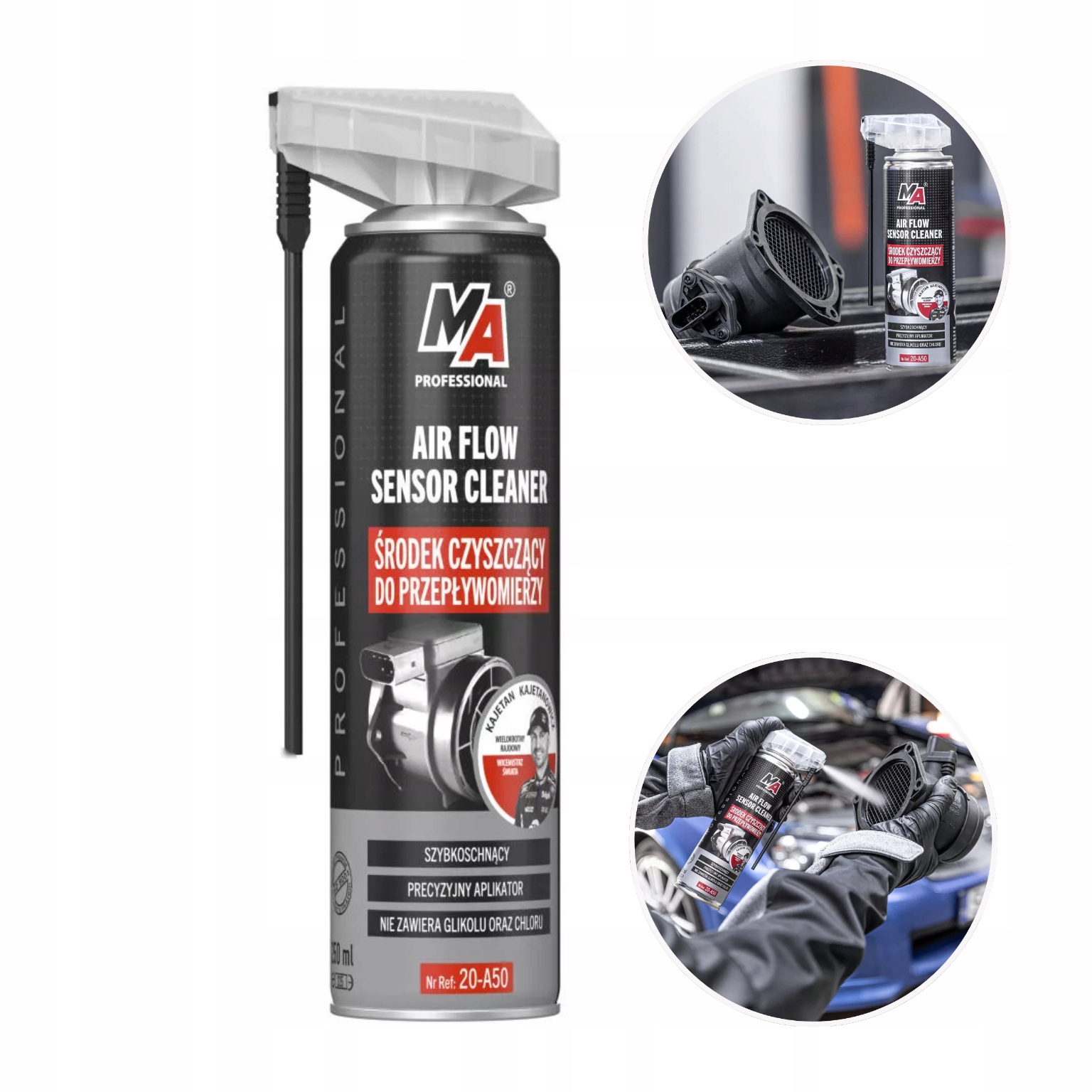 Ma Professional Zmywacz Cleaner Środek Czyszczący do Przepływomierza 250ml