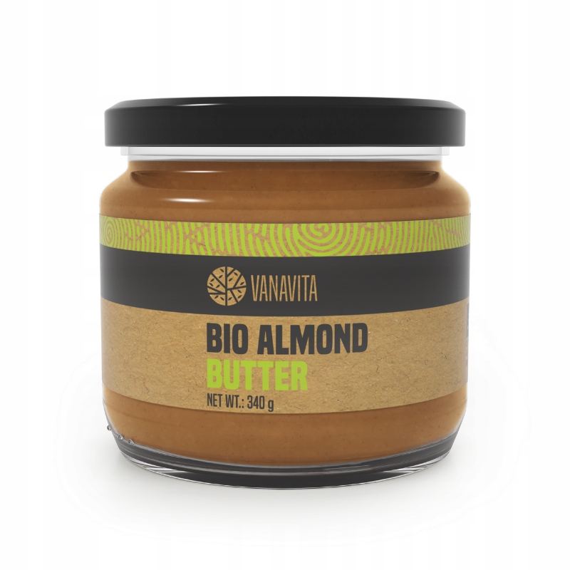 Bio Mandlový Krém S Proteinem A Vláknina Eko Zdravý Tuk 340 g GymBeam
