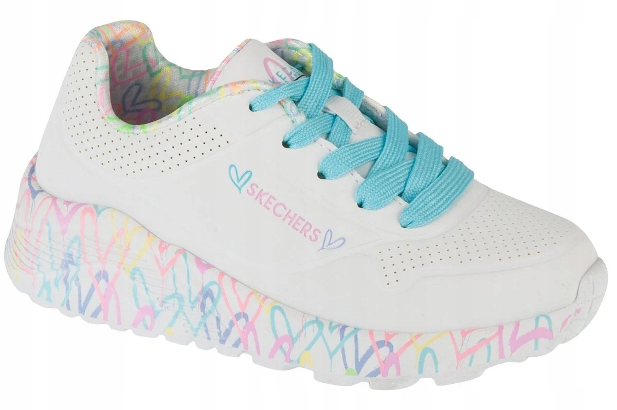 Buty młodzieżowe Skechers Uno Lite Lovely Luv 314976L Wptq