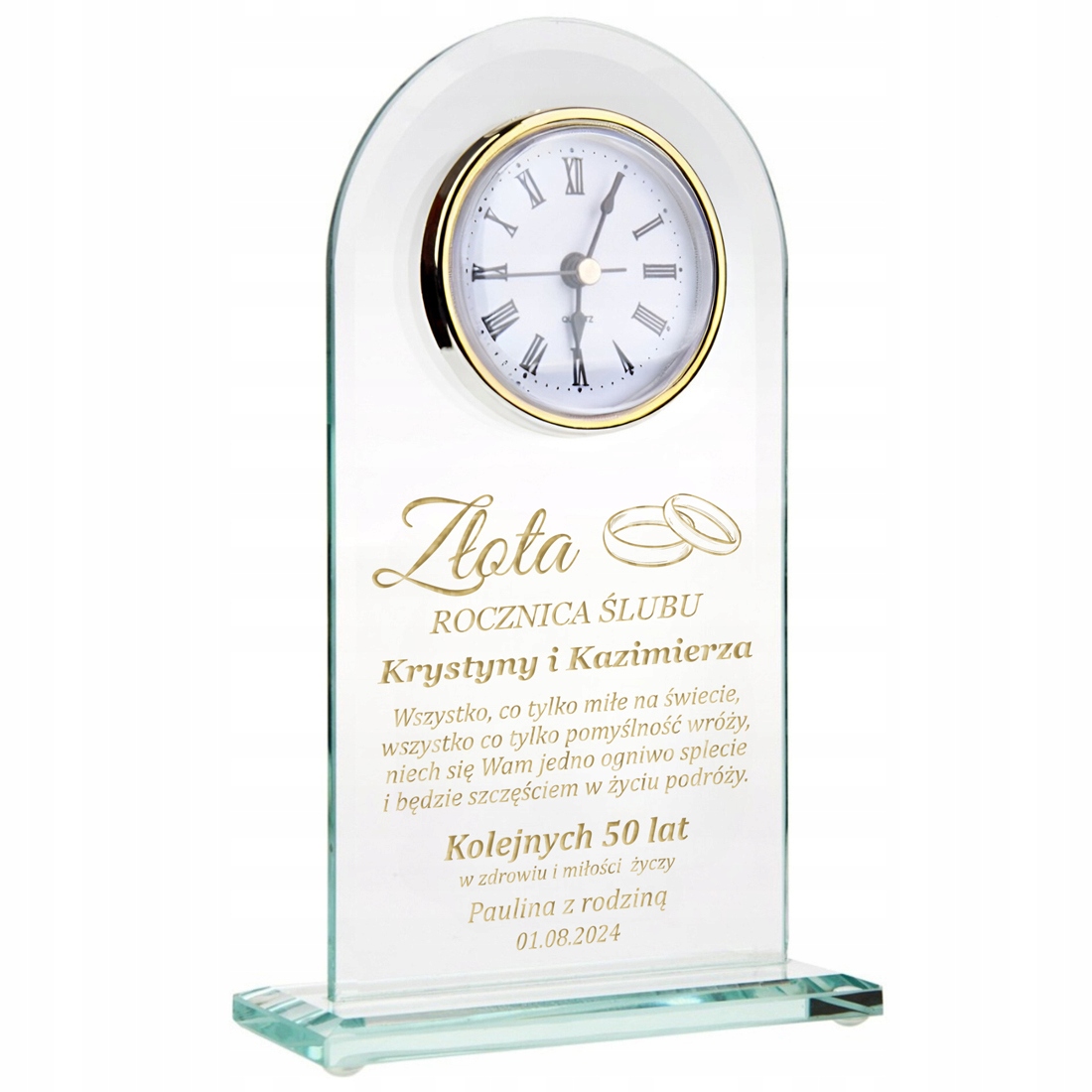 Rocznica Ślubu na Jubileusz 1-99 Lat Złota Srebrna Diamentowa Gody