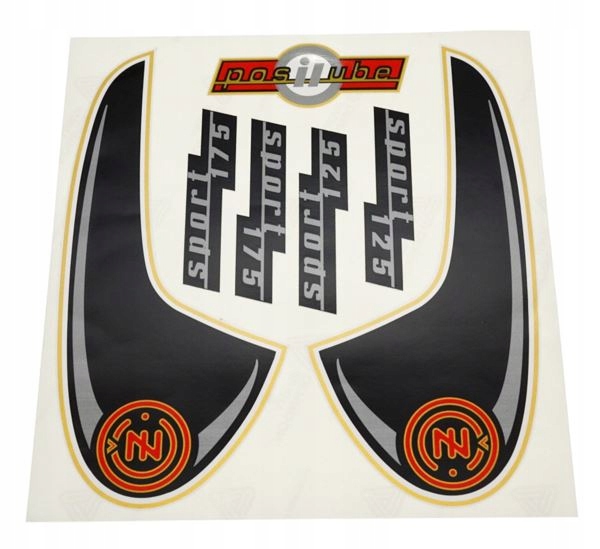 

Naklejki Cz 125 476 175 477 Sport komplet