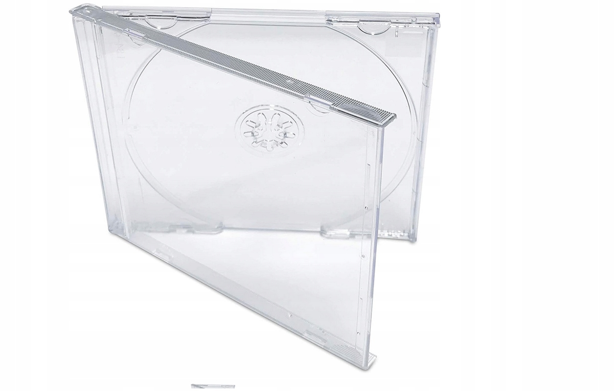 Krabice na jedno CD x 1 standard Průhledné clear 100 kusů