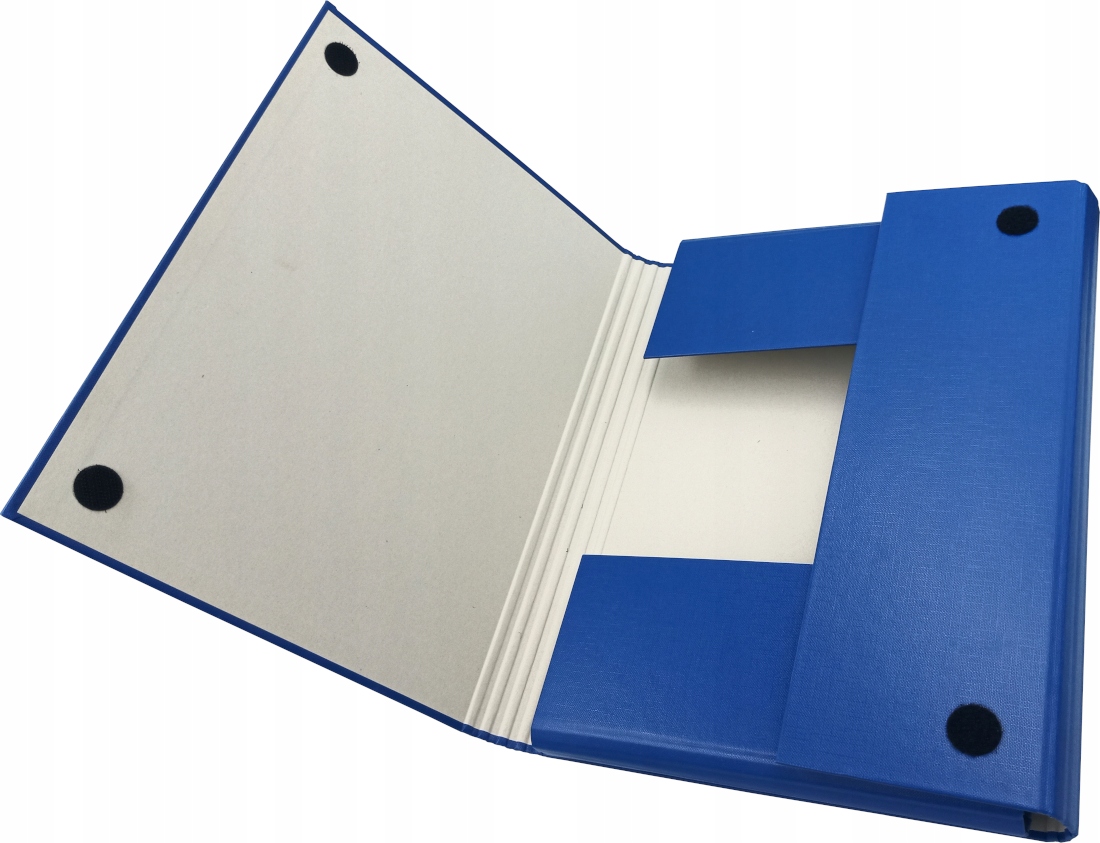 

Teczka Skrzydłowa Na Rzep 40mm A4 Niebieska