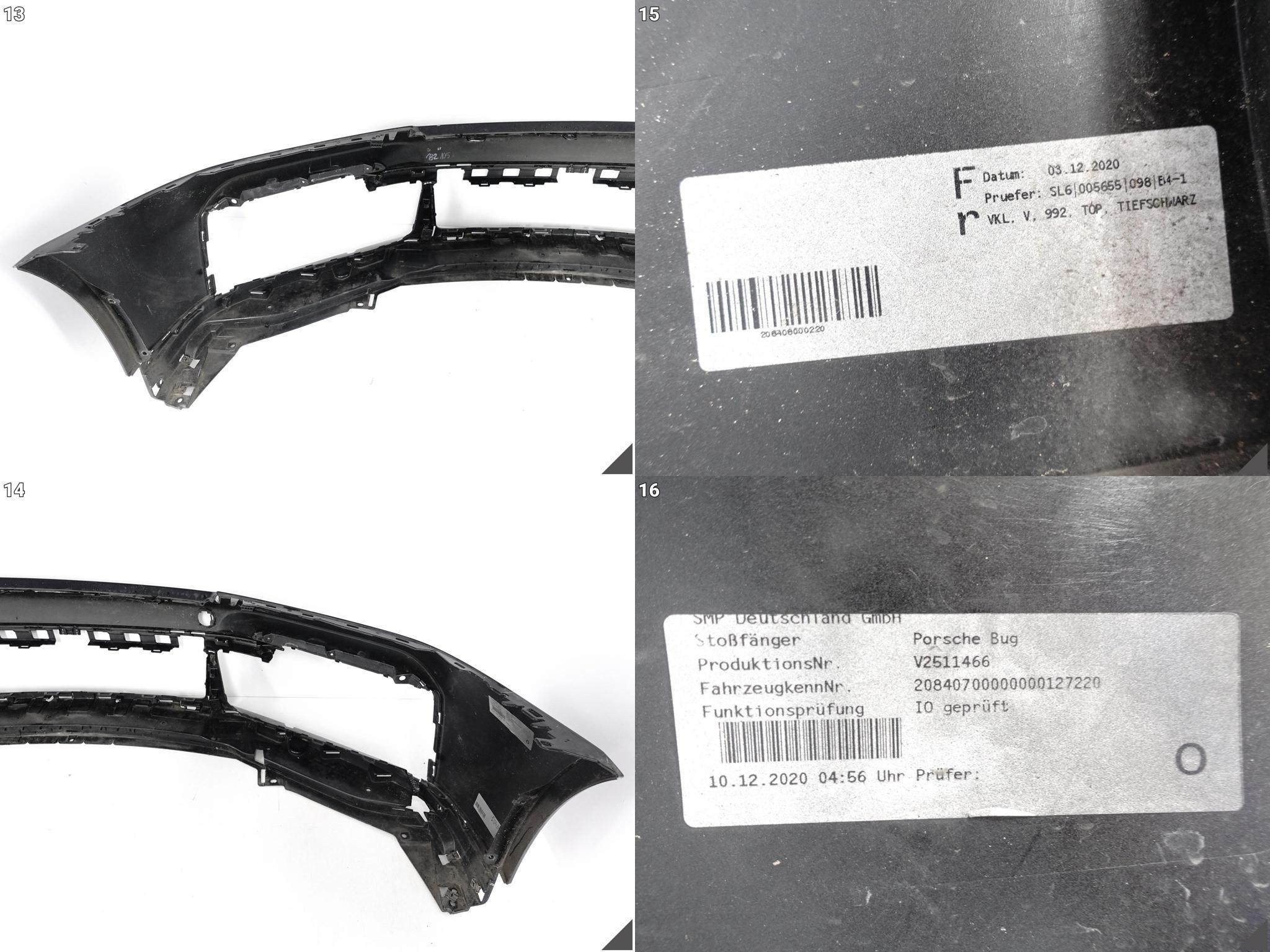 PORSCHE 911 992 TURBO 20- bumper front B.LADNY