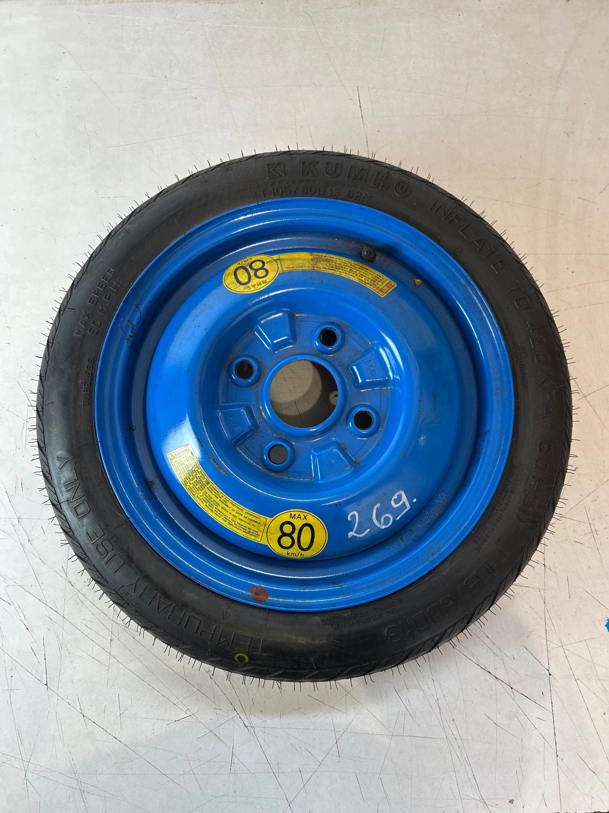 CUSCINETTO TENDICINGHIA ruota di scorta Chevrolet Matiz II 4x114,3 105/80/D13 et45