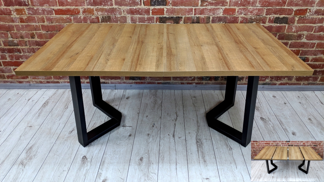 Nowoczesny stół kwadratowy + 4 krzesła do kuchni Długość stołu 90 cm