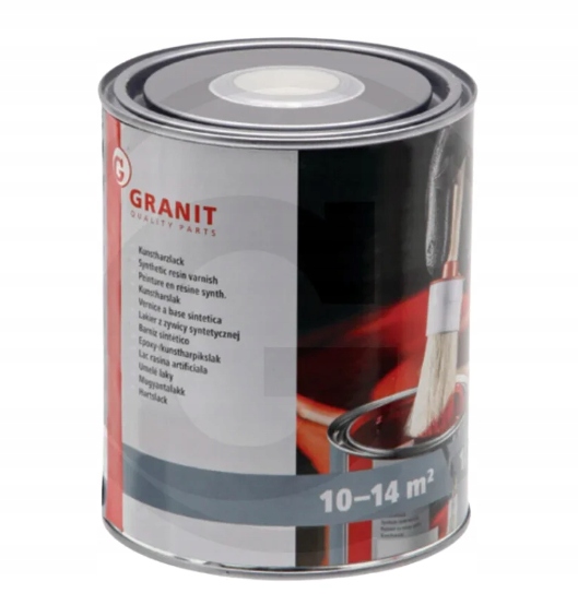 Farba biała lakier biały New Holland 1L 27012266 Granit