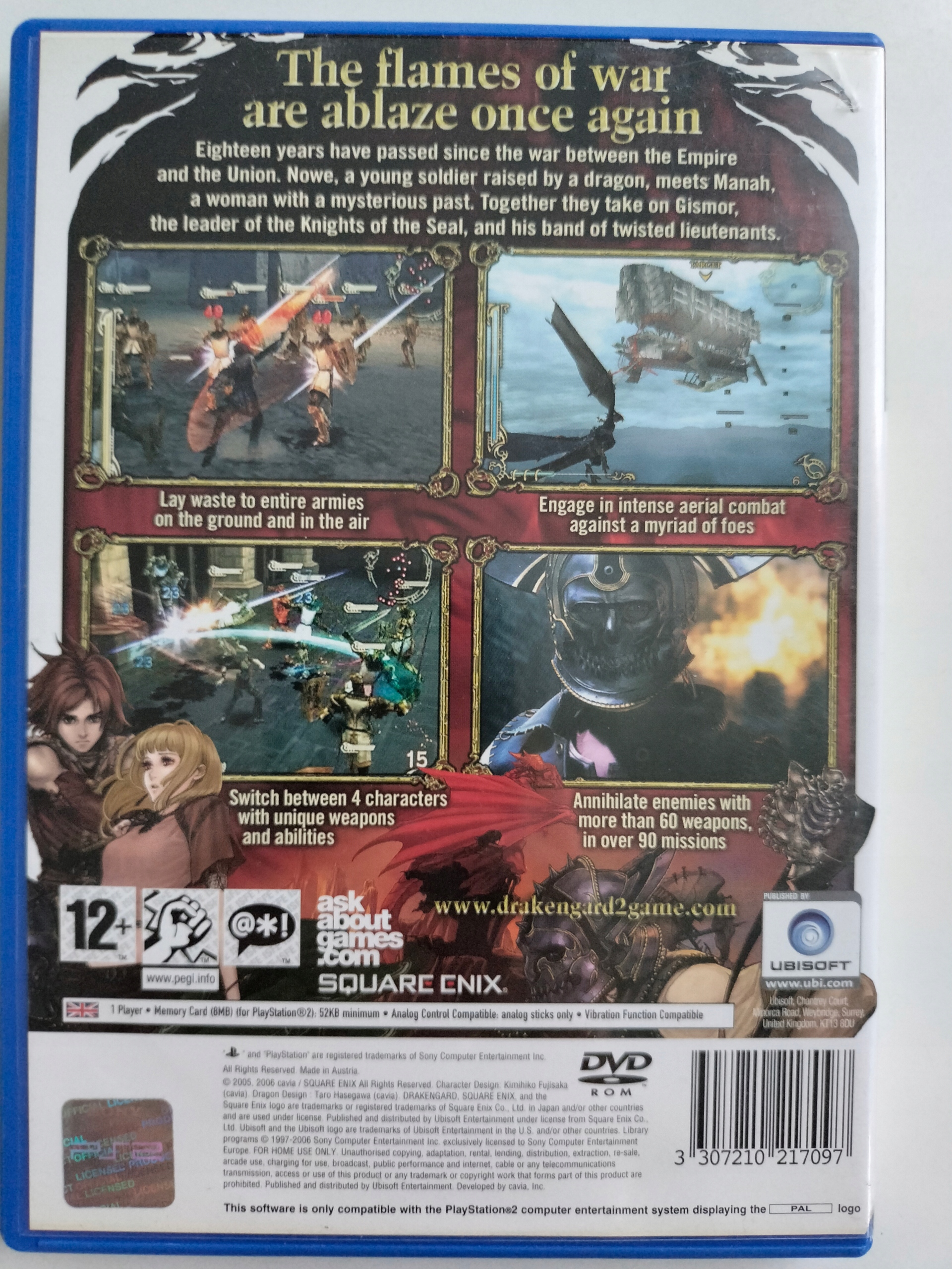 DRAKENGARD 2 PS2 PAL ENG Platforma Sony PlayStation 2 (PS2)