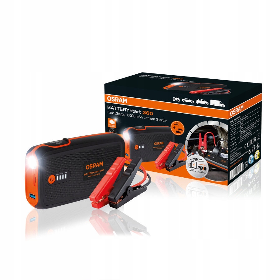POWERBANK BOOSTER OSRAM BATTERYstart 360 13000mAh