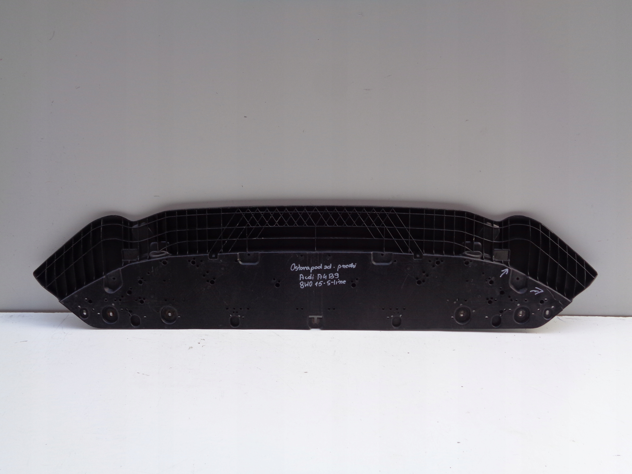 cover below front bumper AUDI A4 B9 8W 8W0 15- S-LINE
