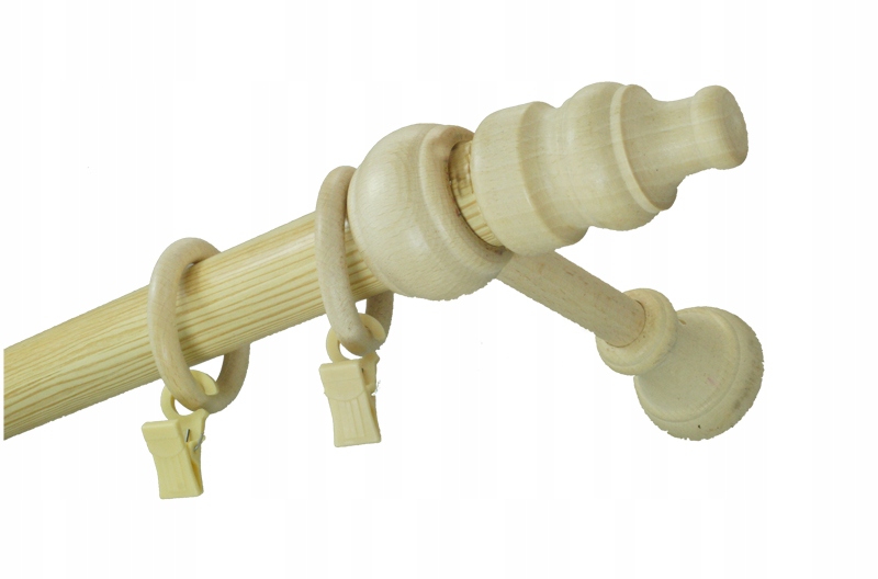 

Karnisz drewniany fi 28 Sosna 1,7 m pojedynczy 170