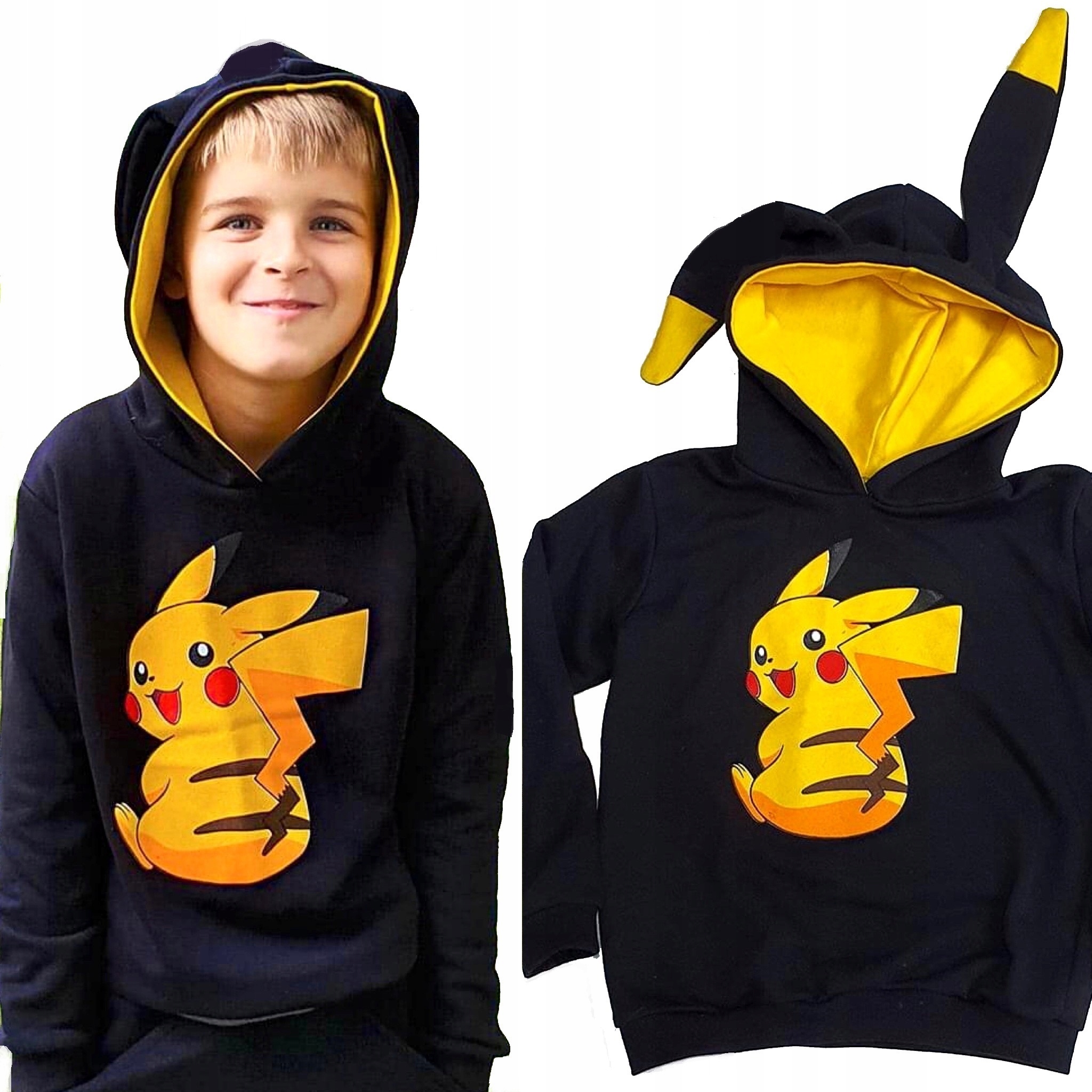 Bluza dziecięca POKEMON Pikachu KAPTUR 128