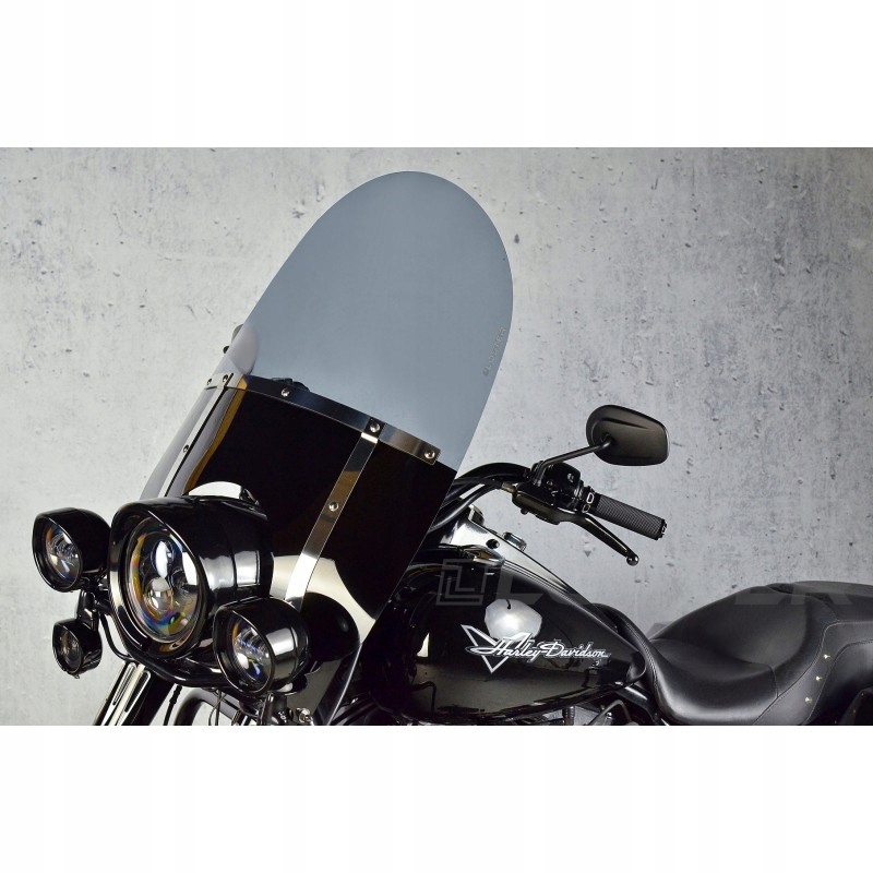 Motocyklové sklo Harley Davidson Flhr Road King lakované do výšky kování