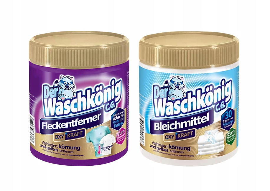 

Waschkonig Odplamiacz i Wybielacz w Proszku 2x750g