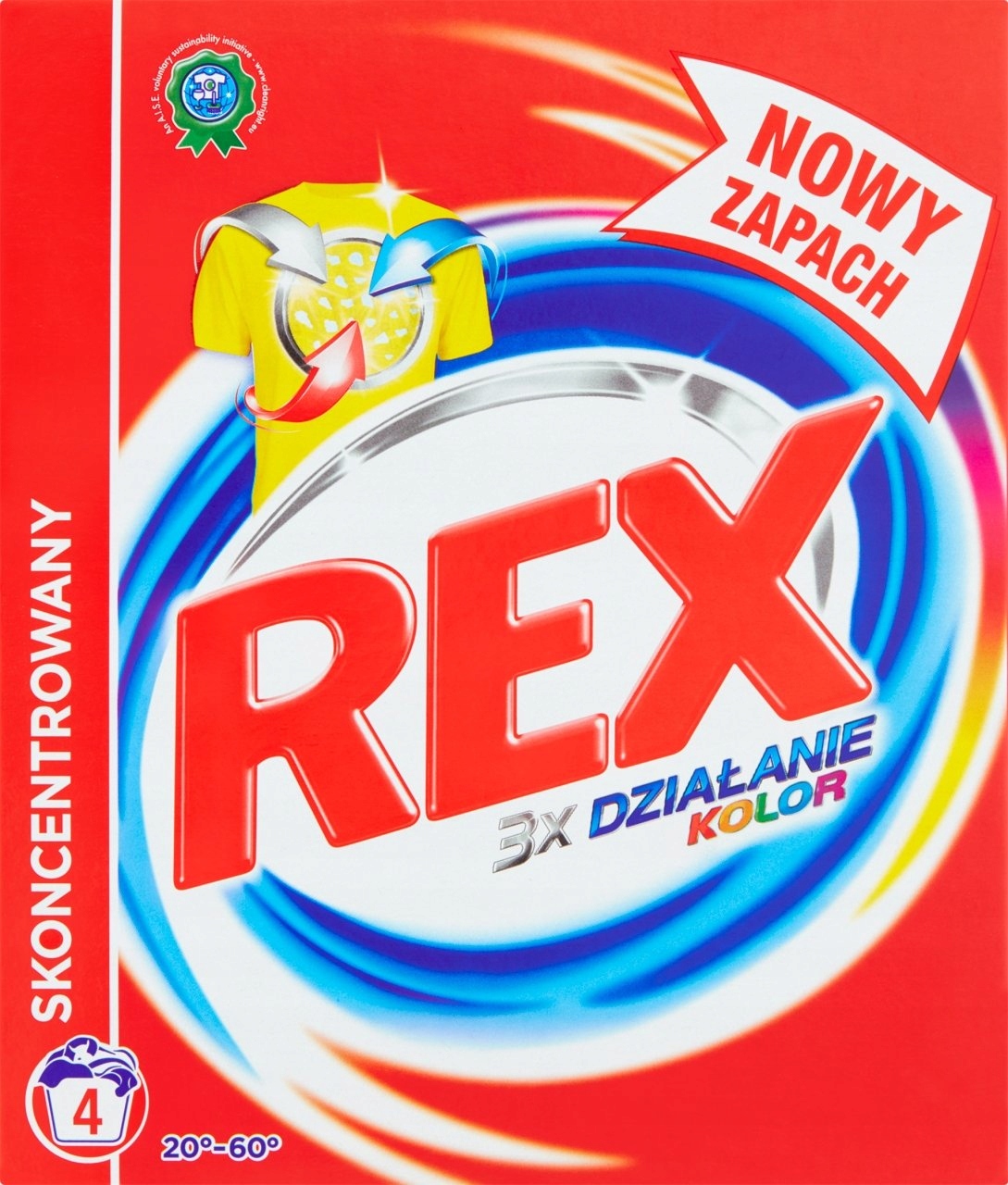 

Rex Proszek Kolor Do Prania Koloru 0,3kg (4prania)