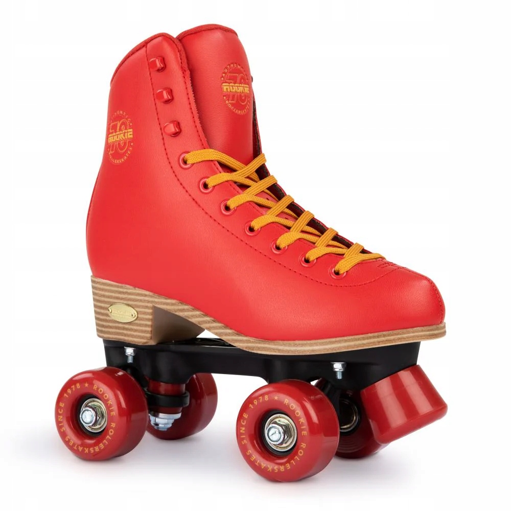 Wrotki Rookie Classic 78 Czerwone Rozmiar 34