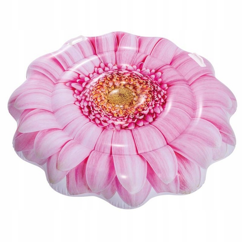 DMUCHANY MATERAC PLAŻOWY RÓŻOWY KWIATY WYSPA Marka Intex