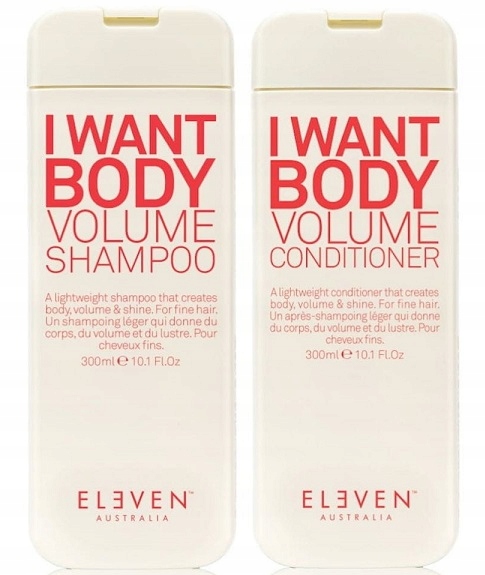 

Eleven Australia Szampon+odżywka Want Body 300mlx2