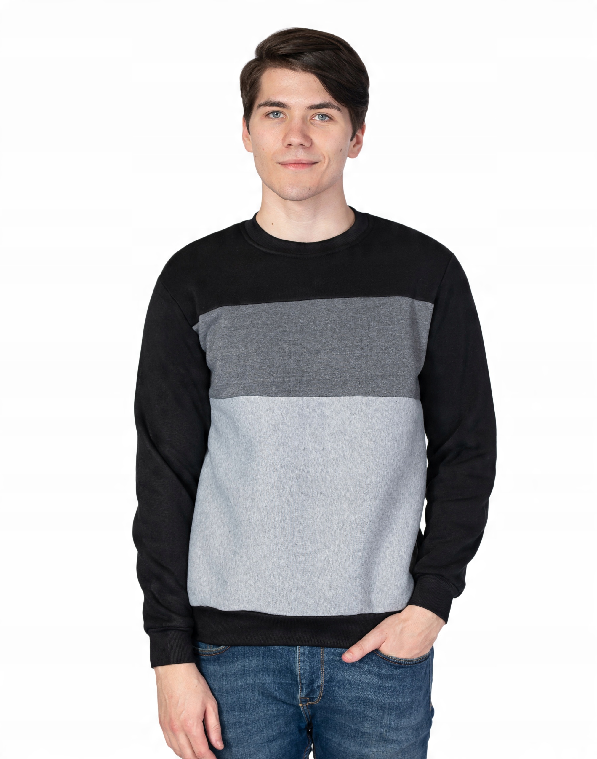 

Ciepła Bluza Męska Ocieplana 2349-02 r XXL