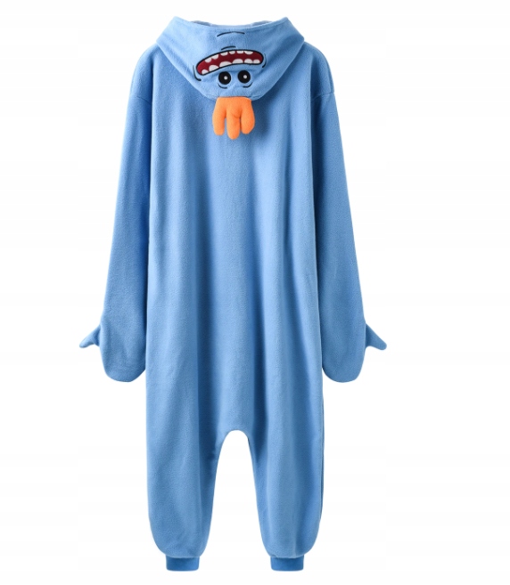 PIŻAMA JEDNOCZĘŚCIOWA RICK AND MORTY Mr Meeseeks Dekolt okrągły