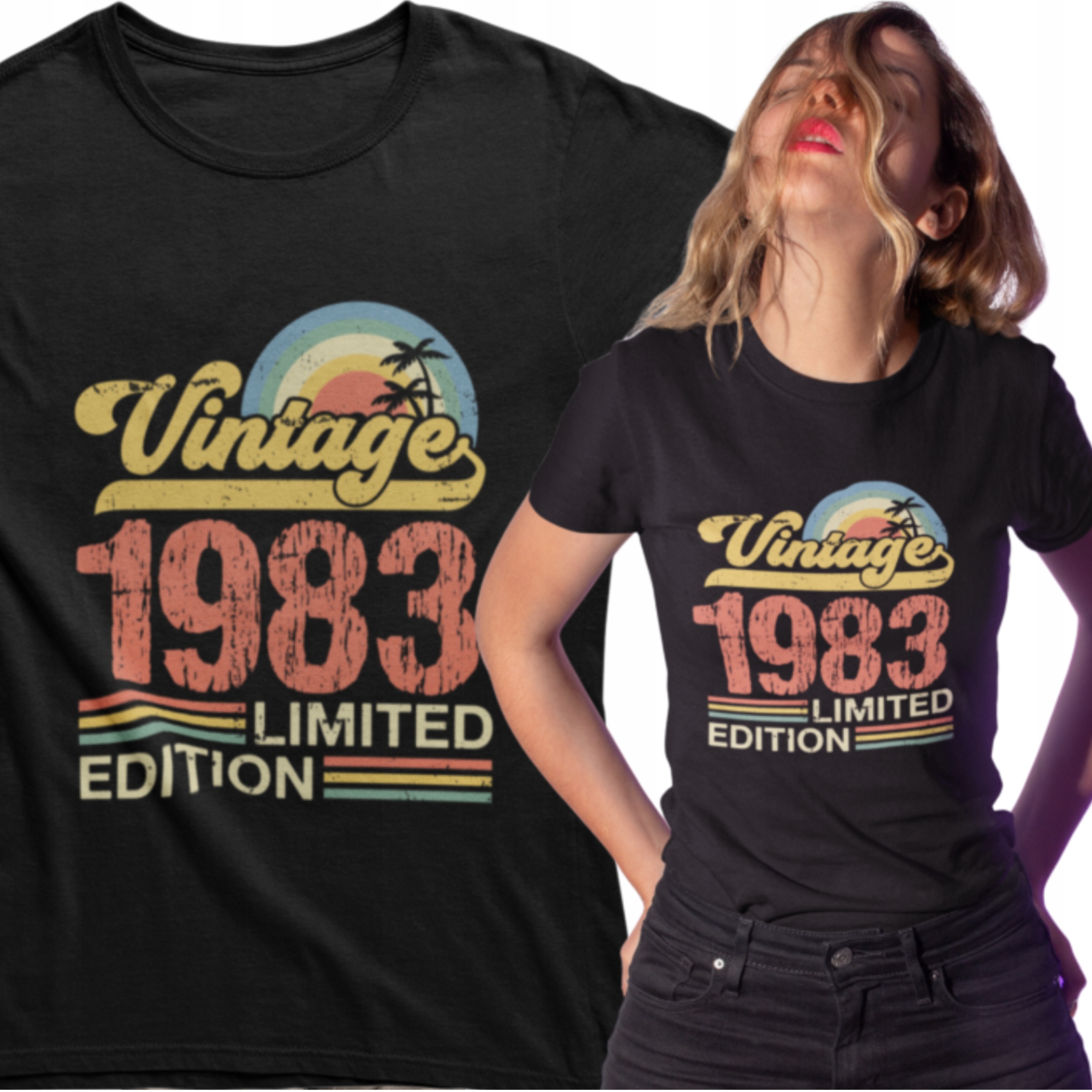 

Koszulka Damska 40 urodziny na czterdziestkę 1983