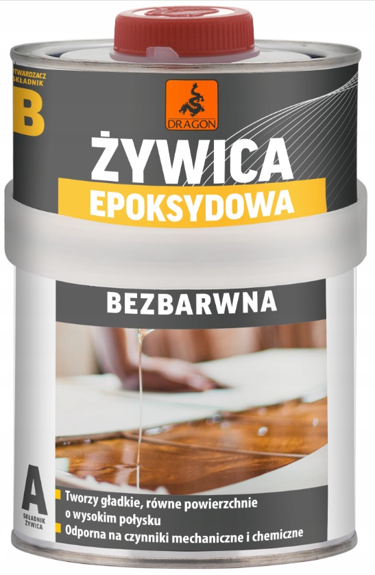Dragon Żywica Epoksydowa Dwuskładnikowa Bezbarwna 750G