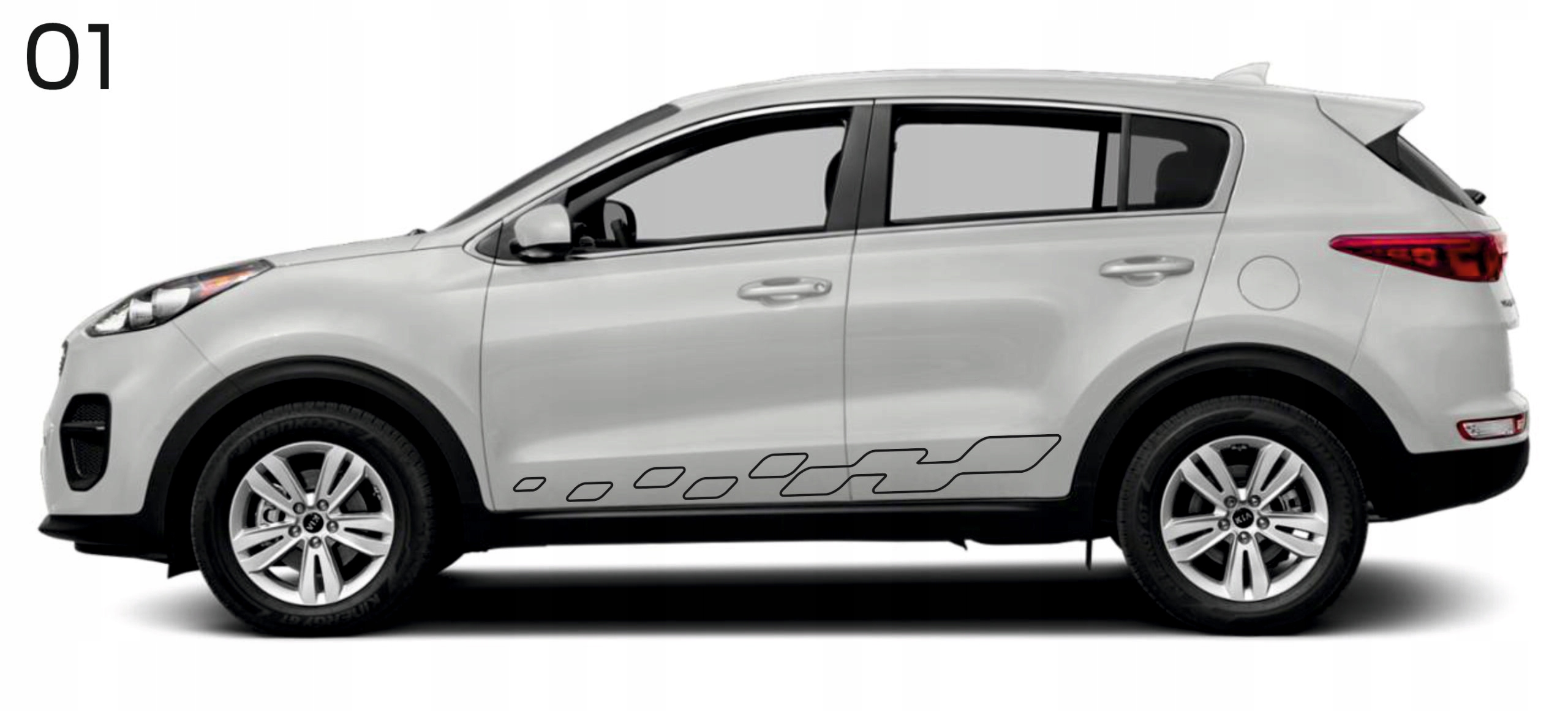 Samolepky na auto Kia Sportage GT-Line 01