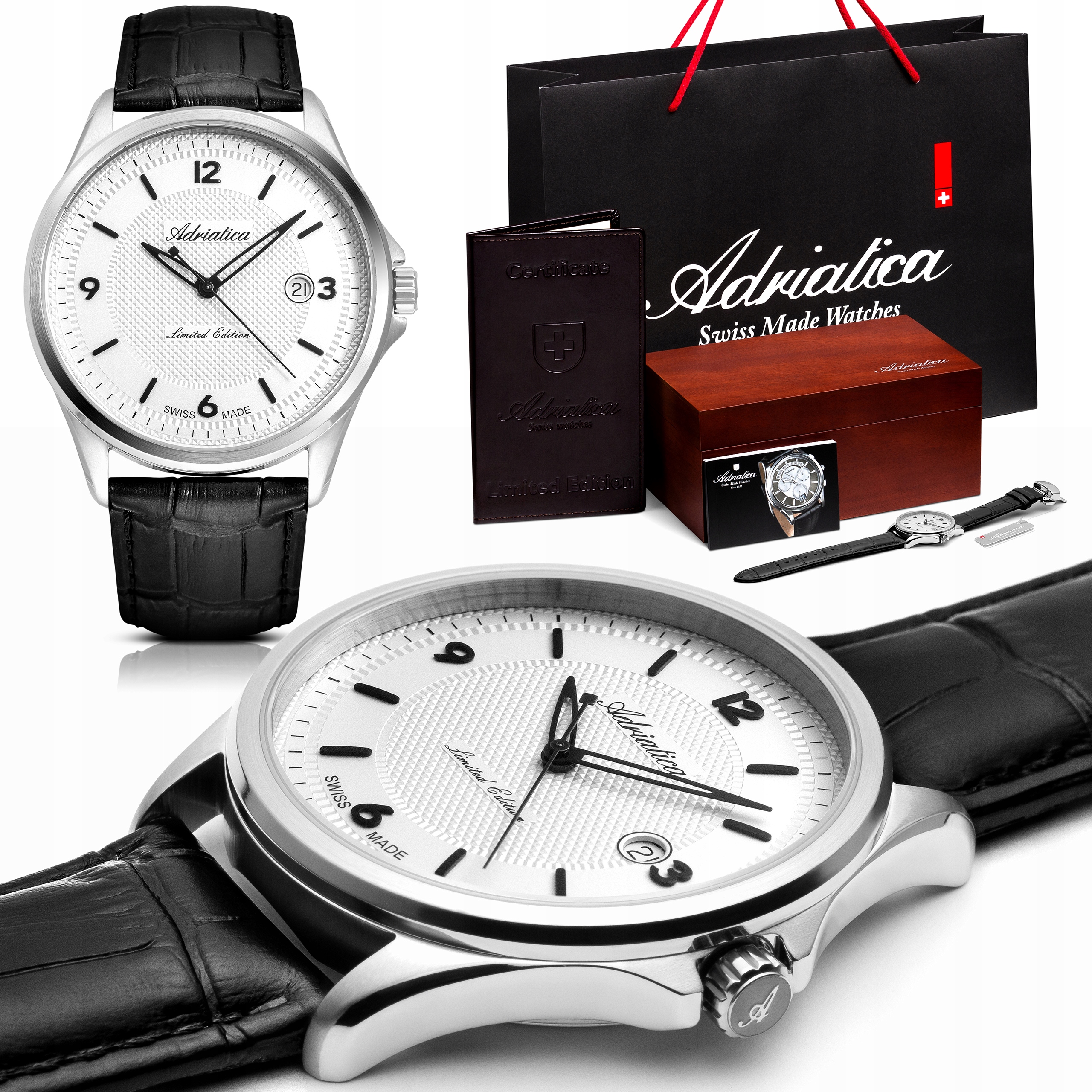 Nové Originální Pánské Hodinky Adriatica A1969.5253A Limited Edition SW200