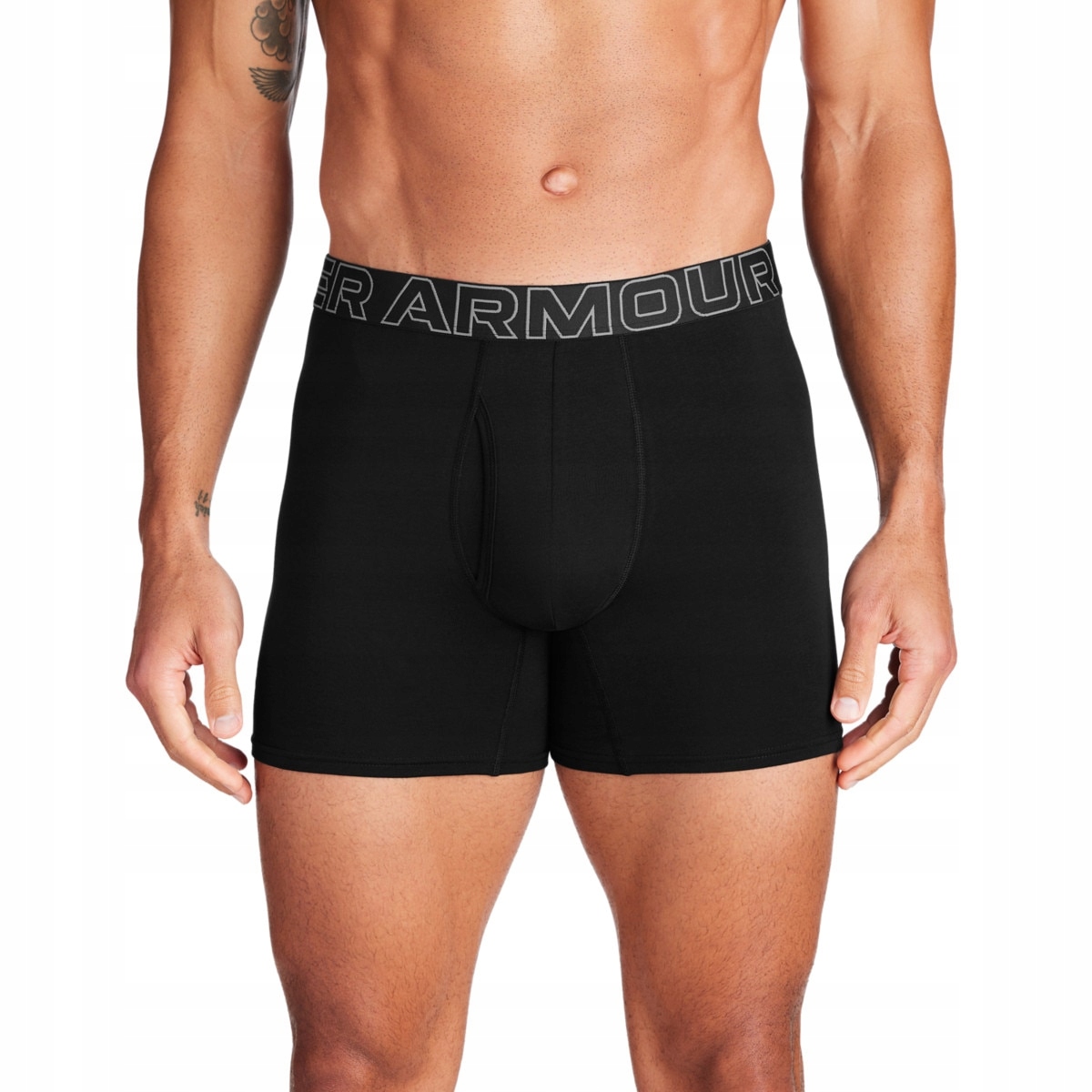 Boxerky M Ua Perf Cotton 6in-BLK