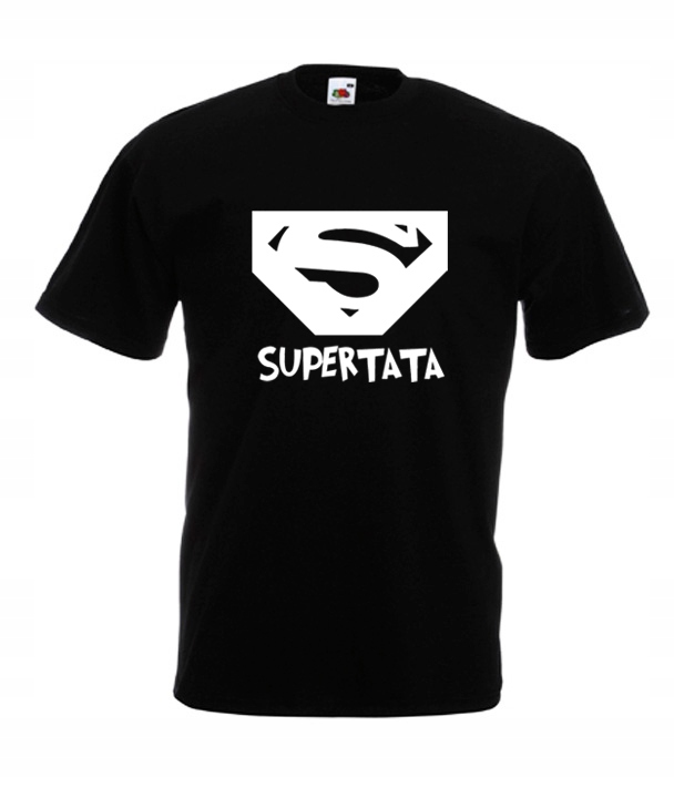 

XXL Koszulka Męska Dzień Ojca Super Tata Dla Taty