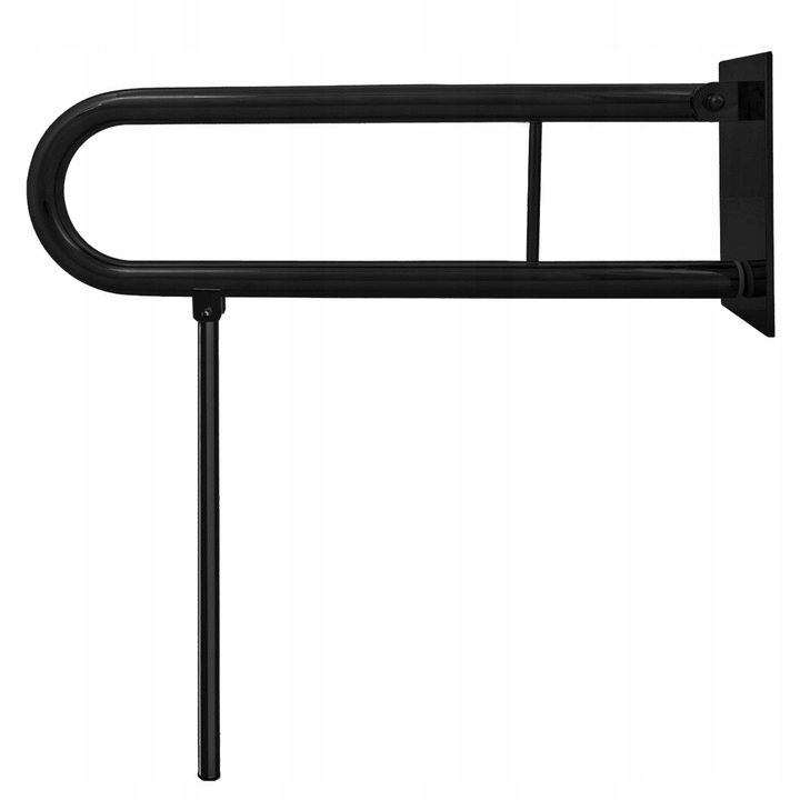 Uchwyt Łazienkowy Składany Poręcz Uchylna Z Nogą Dla Niepełnosprawnych 60cm