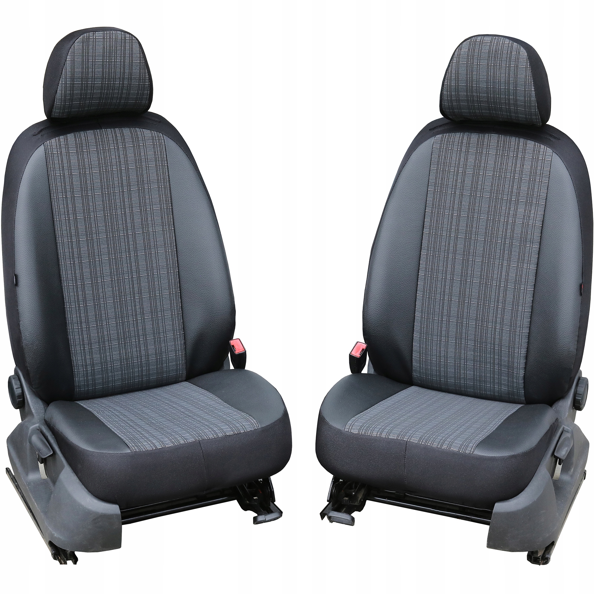 GRUBE POKROWCE MIAROWE NA PRZEDNIE FOTELE SAMOCHODOWE do MAZDA 6 III KOMBI