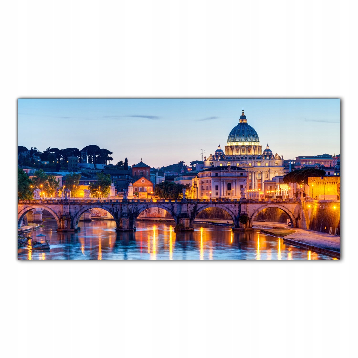 Katedrála Řím Město 120x60 Panel nad pracovní deskou kuchyně