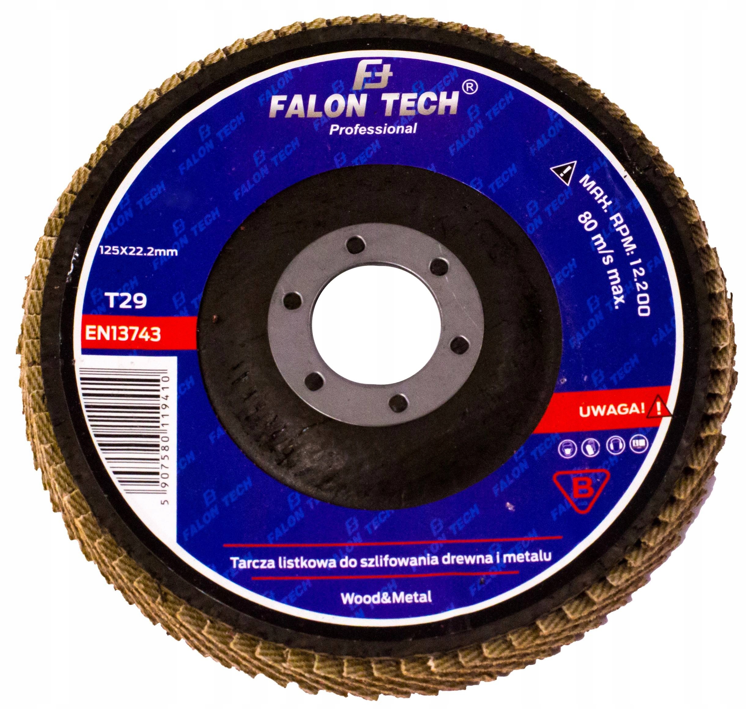 

Tarcza Lamelkowa Listkowa Lamelka 125 gr 120 Ft