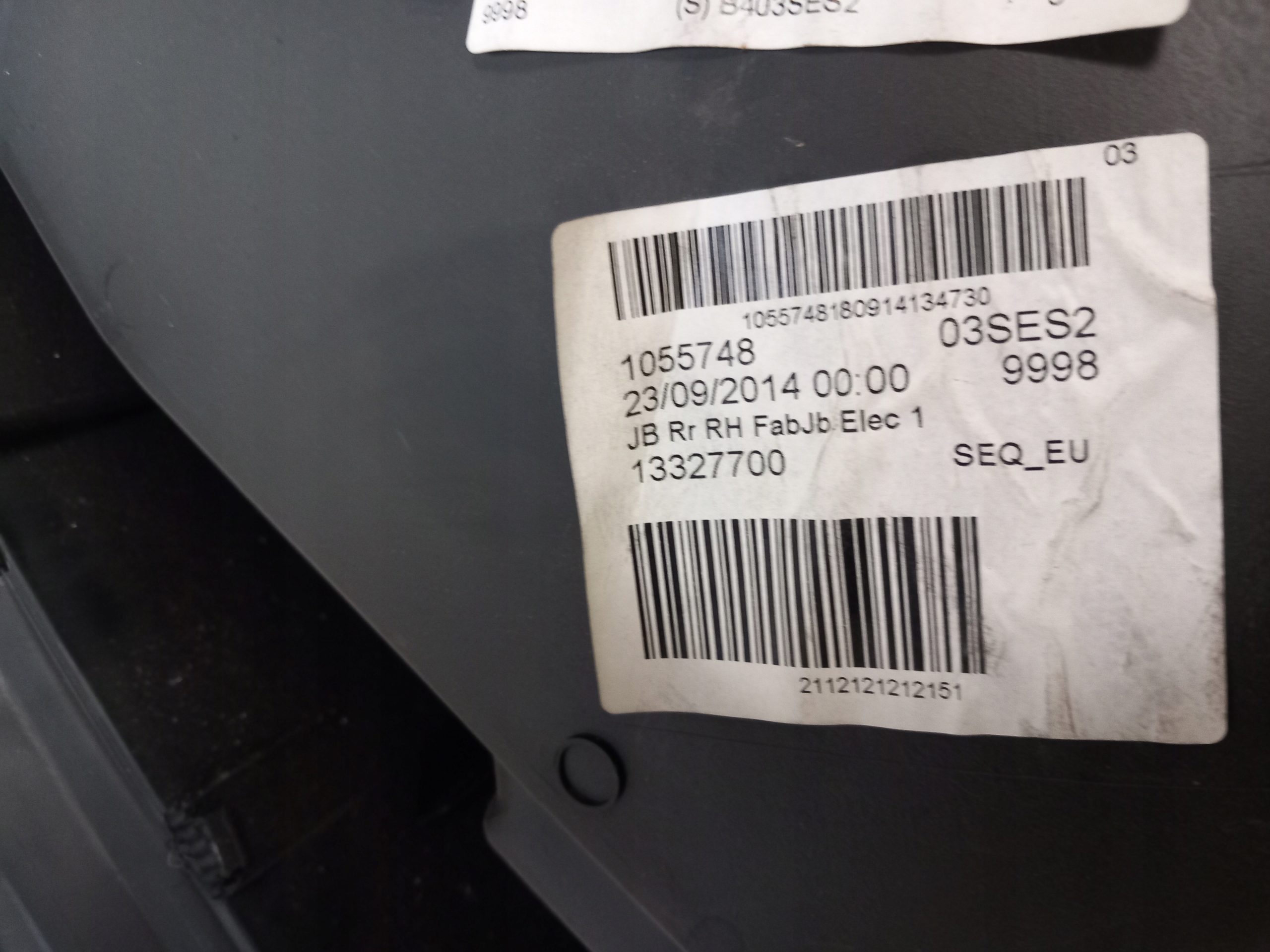 side door right rear part OPEL INSIGNIA A 1