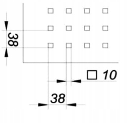ZAWIESZKA HACZYK TABLICY NARZĘDZIOWEJ DB. 150 MM Szerokość produktu 1 cm