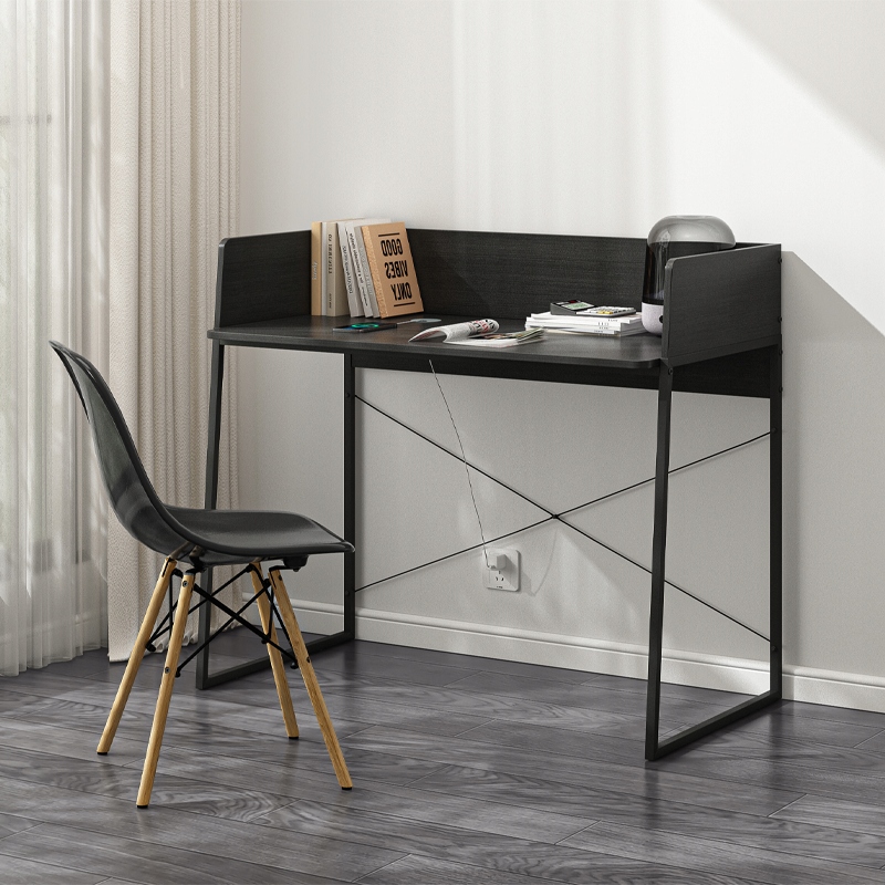 BIURKO KOMPUTEROWE NOWOCZESNE INDUSTRIALNE VINTAGE LOFT STOLIK CZARNE 100CM EAN (GTIN) 5904890431140