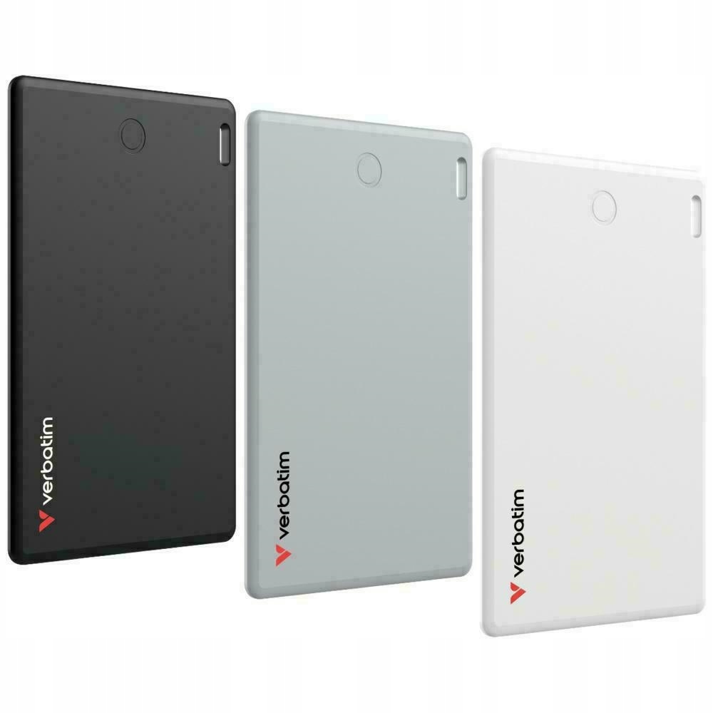 Verbatim My Finder Card Bluetooth čierny strieborný biely/black silver biely