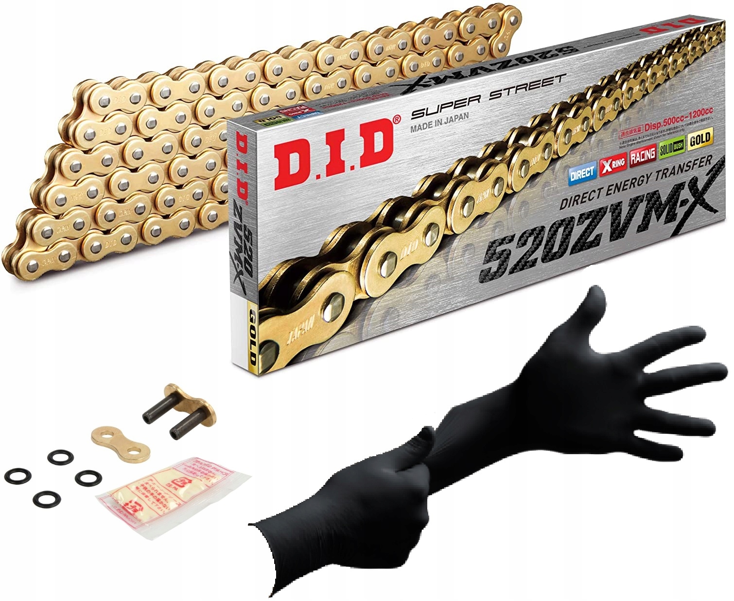 

Łańcuch Napęd-owy DID 520 Zvmx G&g 114 Złoty