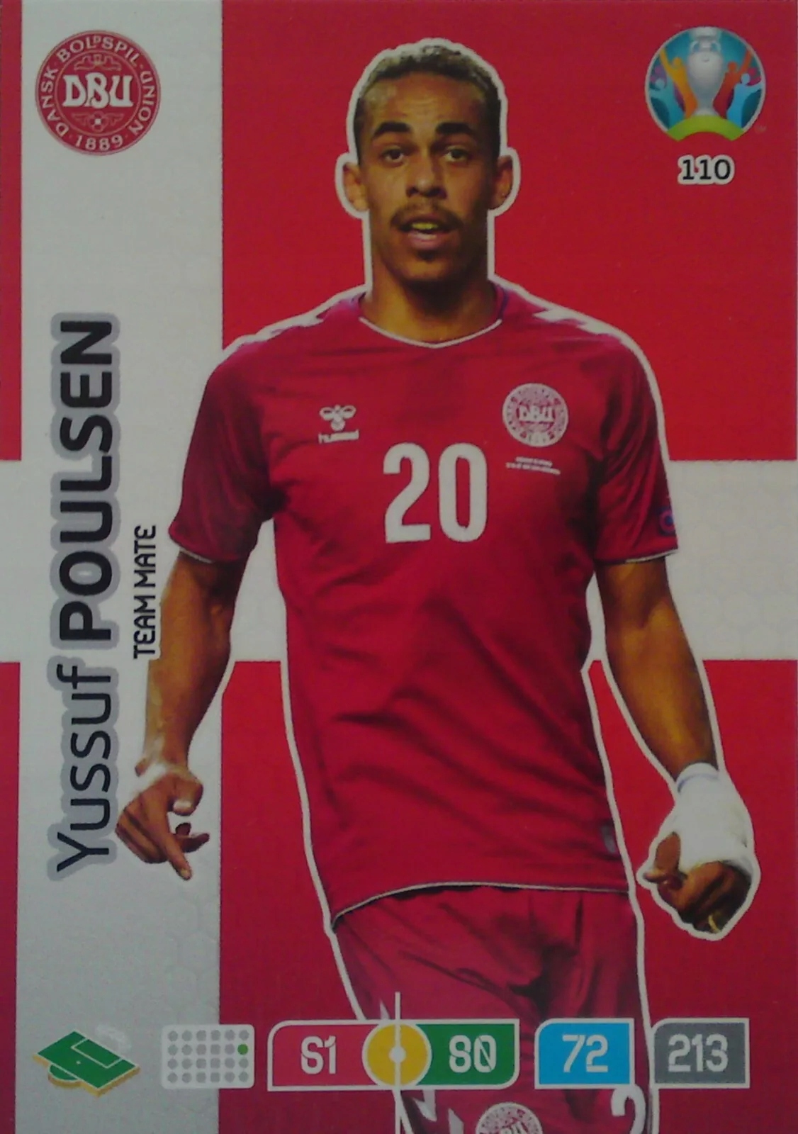 Uefa Euro 2020 Team Mate Yussuf Poulsen 110
