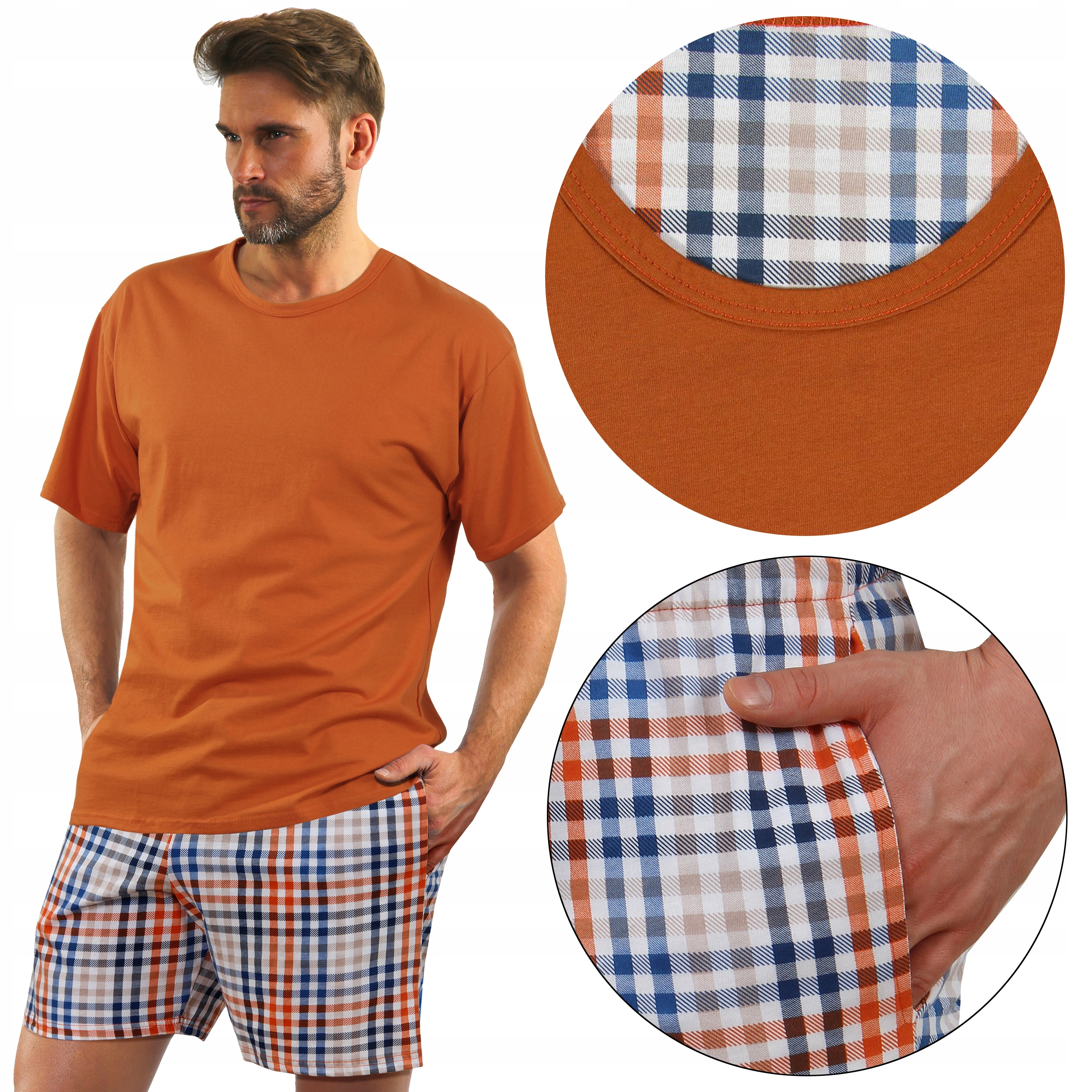 

Bawełniana piżama męska Sesto Senso 2527-04, M