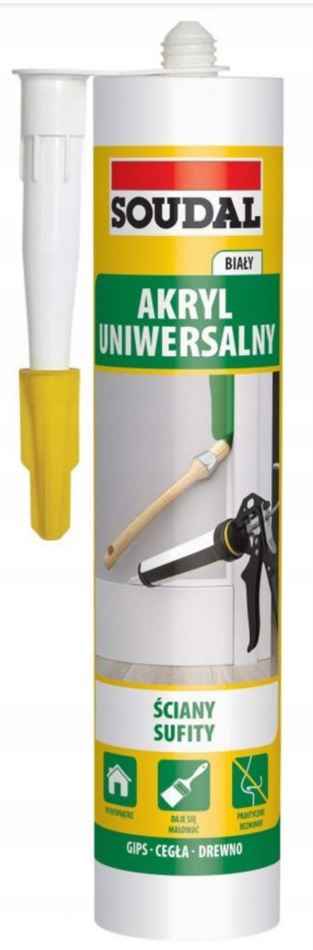 

Soudal Akryl Uszczelniacz Akrylowy Biały 280ml