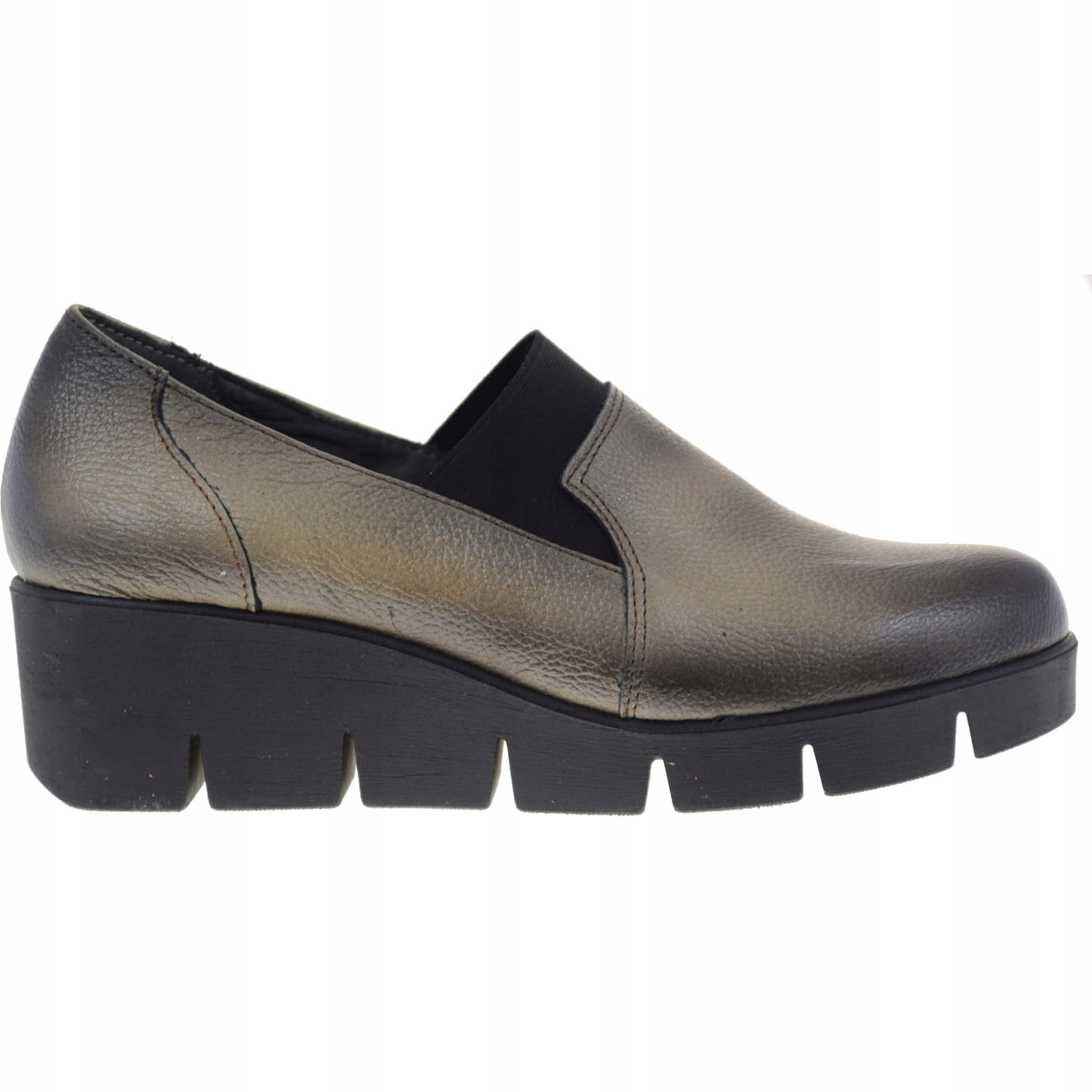 Módní Dámské Mokasíny Na Koturně Novinka Stylové Polobotky Deta 8063 VEL.37