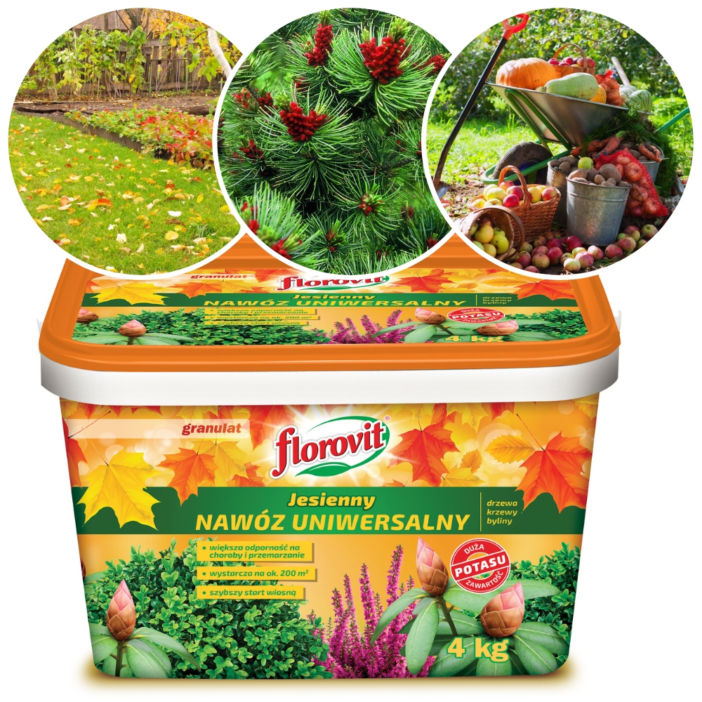 

Nawóz Jesienny Uniwersalny Florovit Wiaderko 4KG