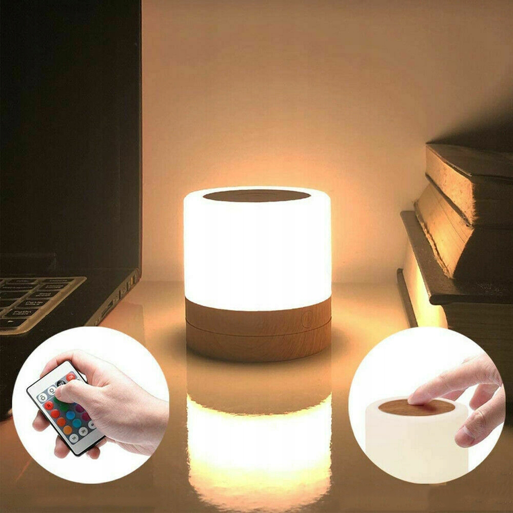 LAMPKA LED NA STOLIK NOCNY WIELOKOLOROWE ŚWIATŁO DO SYPIALNI LAMPKA NOCNA Marka inna marka