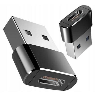 Adapter OTG USB 2.0 do USB 3.1 USB-C typ C Alu