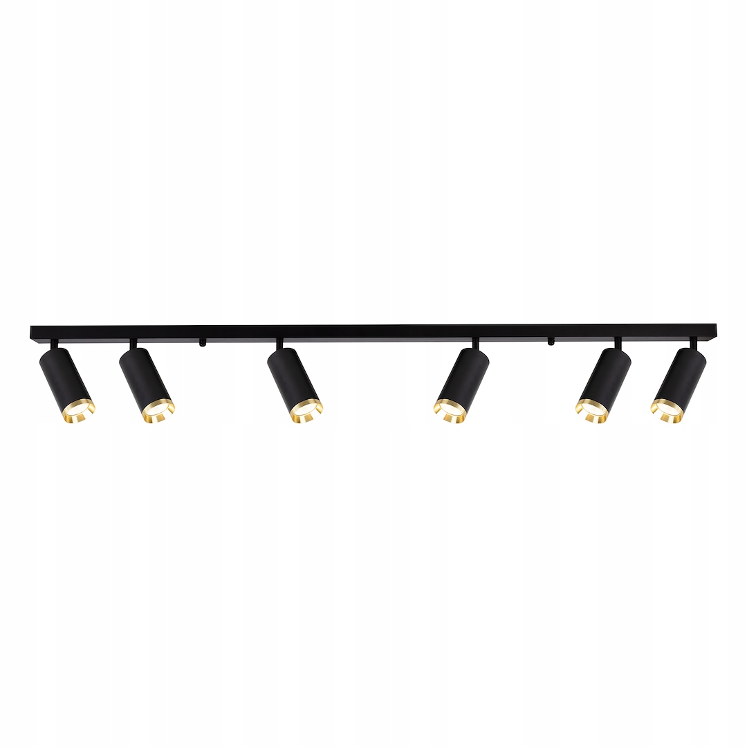 Obal Mica Spot čierny zlatý 6xGU10