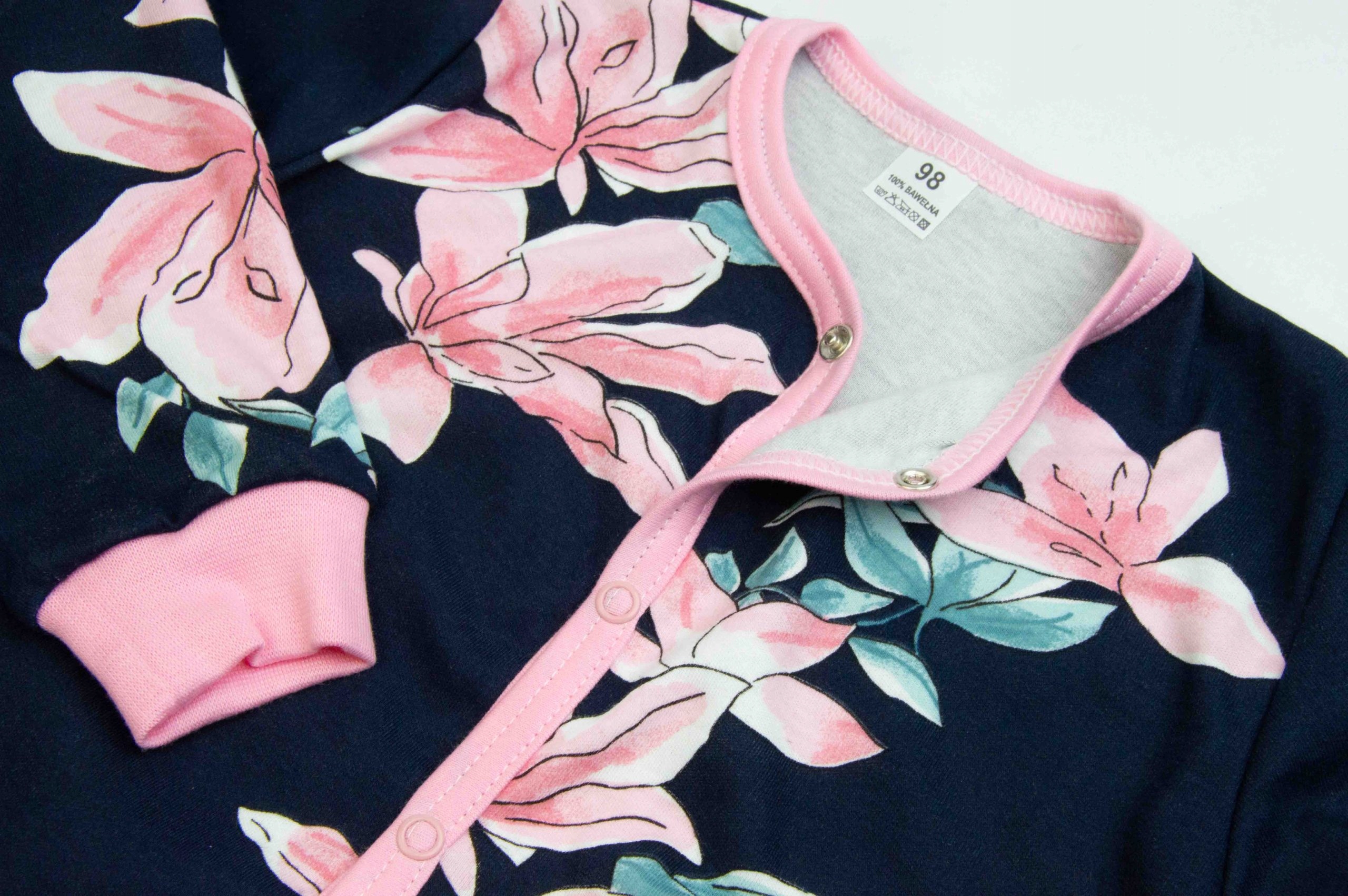 RAMPERS rozpinany PIŻAMKA piżama DZIEWCZYNKA 104 Stan opakowania oryginalne