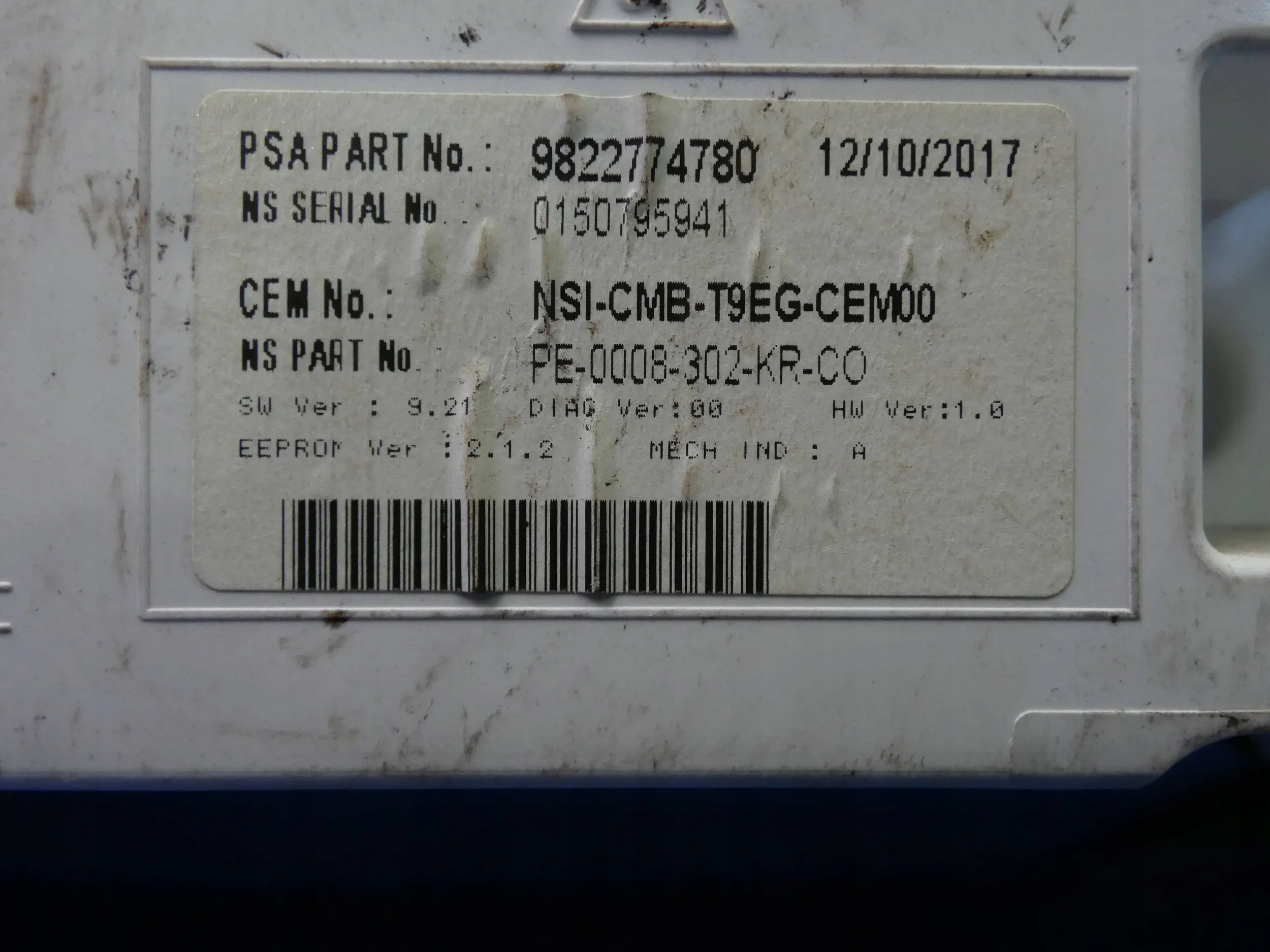 Peugeot 308 II dials dials WERSJA EUROPEJSKA