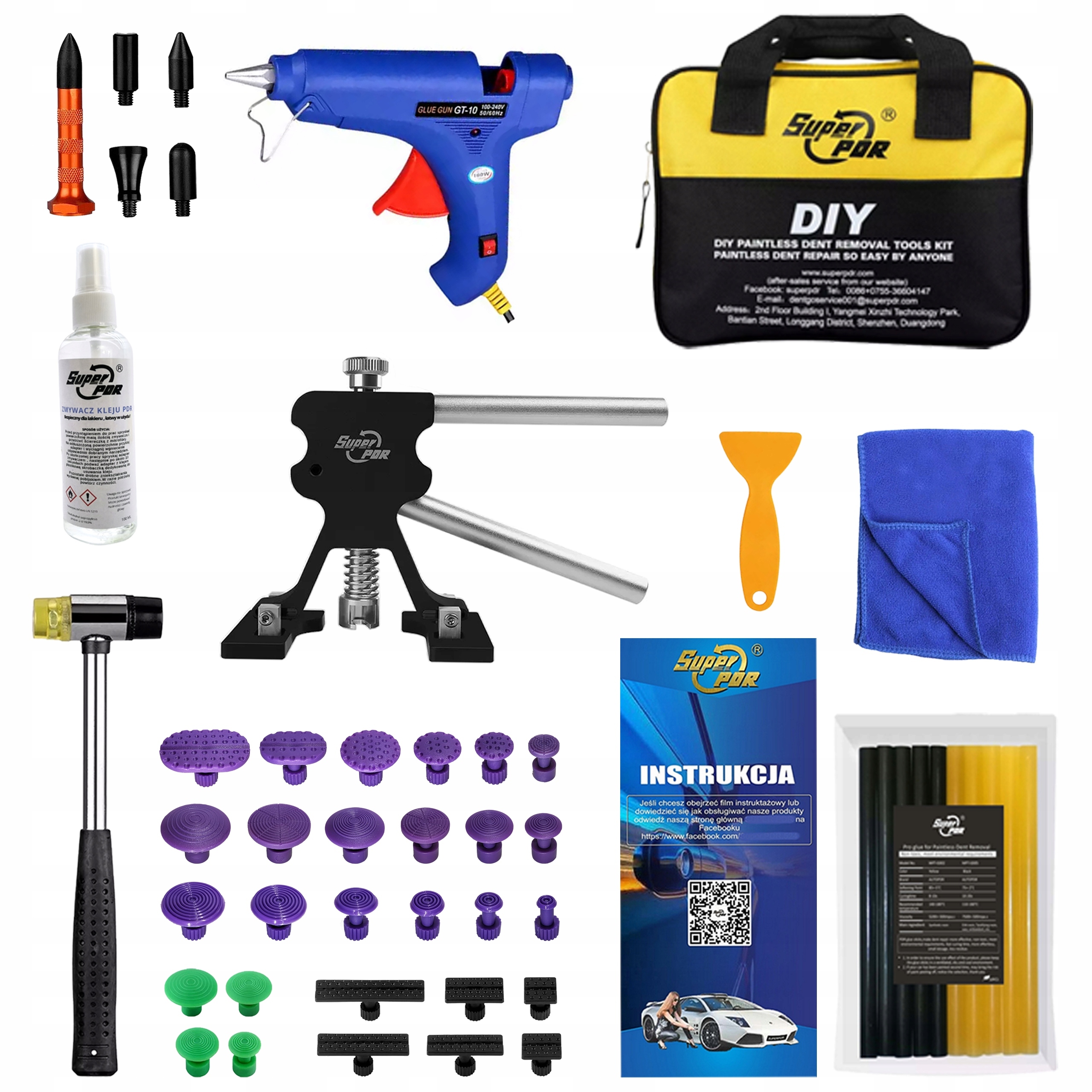 sada pro odstraňování promáčklin po gradobici sada pdr nástroje pdr